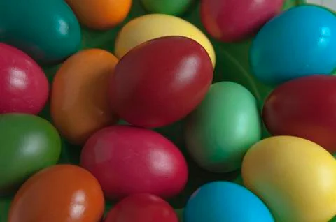 Painted Easter egg Stock Photos
