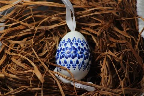 Painted Easter egg Stock Photos