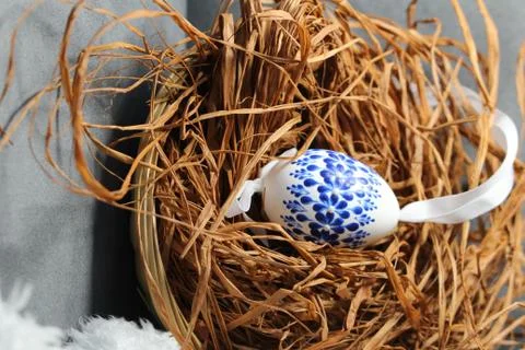 Painted Easter egg Stock Photos