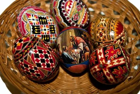 Painted easter eggs 22 Stock Photos