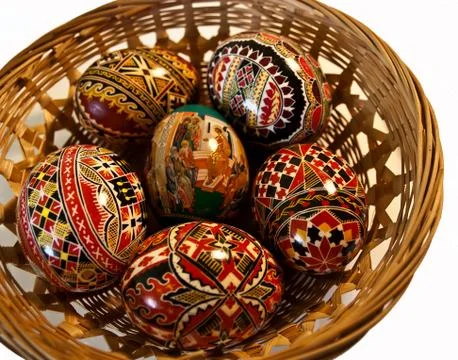 Painted Easter eggs 25 Stock Photos