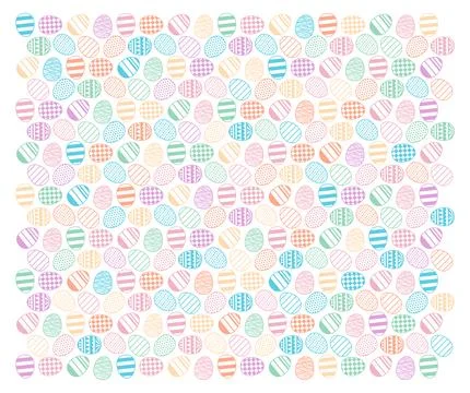 Painted Easter eggs background 스톡 일러스트