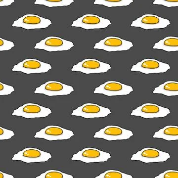 Painted egg seamless pattern Stock Illustration