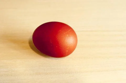 Painted egg on a white background. Stock Photos