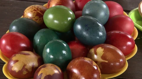 Painted eggs for Easter Vidéo 37259024