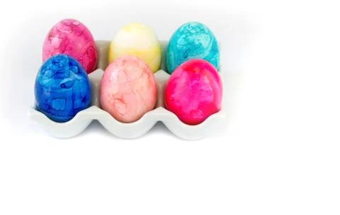 Painted Eggs Stock Photos