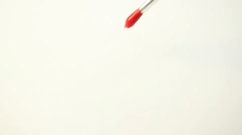 Painted exclamation point Stockbeeldmateriaal 8777148