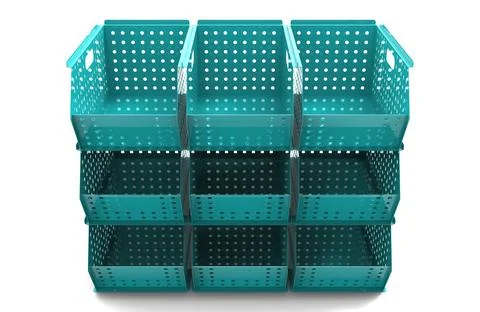 Painted file cabinet for study and work 3d image illustration Stock Illustration