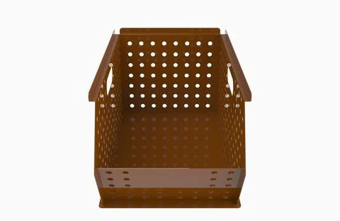 Painted file cabinet for study and work 3d image illustration Stock Illustration