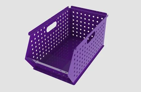 Painted file cabinet for study and work 3d image illustration Stock Illustration