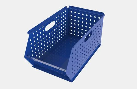 Painted file cabinet for study and work 3d image illustration Stock Illustration