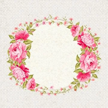 Painted flowers. Stock Illustration