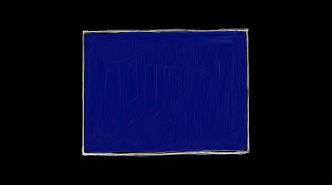 Painted frame animation Stock Footage 57283050