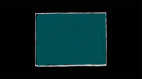 Painted frame animation Stock Footage 57284452