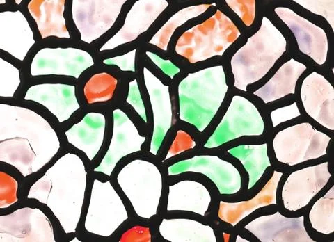 Painted glass background Stock Photos
