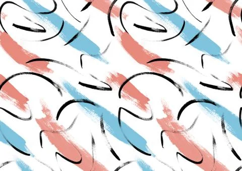 Painted hand made texture for print, paper wallpaper, home decor. Stock Illustration