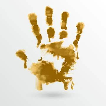 Painted hands, colorful fun. Stock Illustration