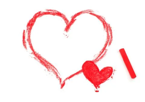 Painted Heart Stock Photos