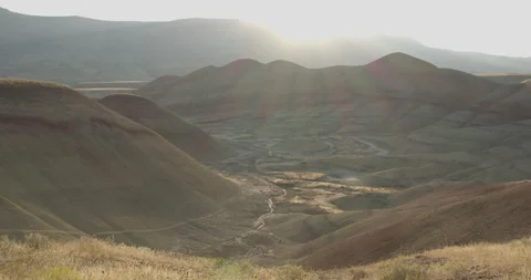 Painted Hills Stock Footage 142973773