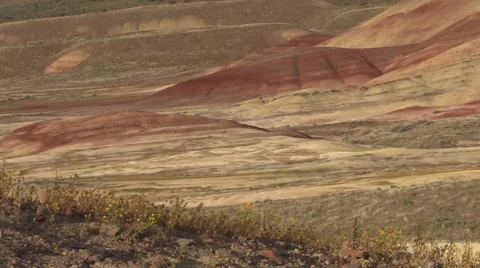 Painted Hills Oregon  Various 動画素材 62577170