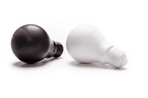 Painted lightbulb Stock Photos