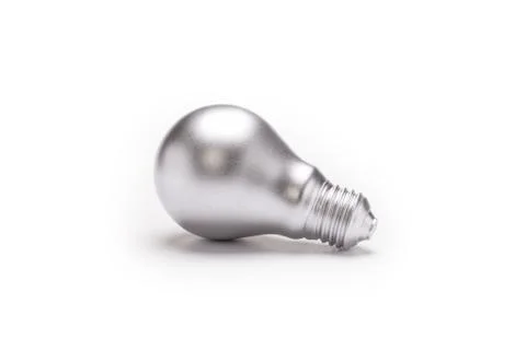 Painted lightbulb Stock Photos