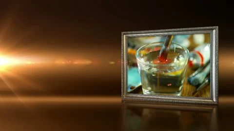 Painted Love Background 库存影片 8920250