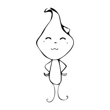 Painted man Stock Illustration