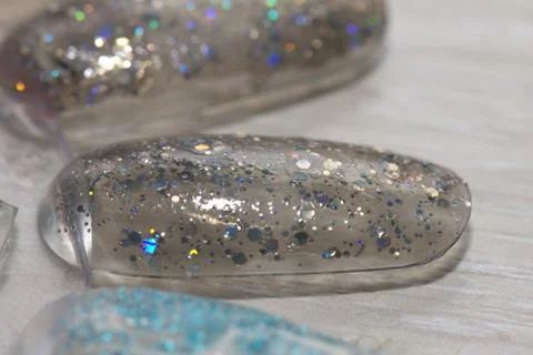 Painted nail Stock Photos