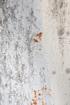 Painted old metal surface with rust appearing. The texture of painted metal. 写真素材