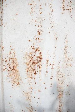 Painted old metal surface with rust appearing. The texture of painted metal. Foto stock