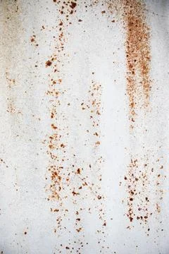 Painted old metal surface with rust appearing. The texture of painted metal. Foto stock