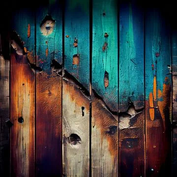 Painted old wood surface abstract background. 스톡 일러스트