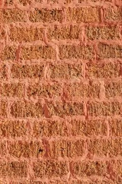 Painted orange wall Stock Photos
