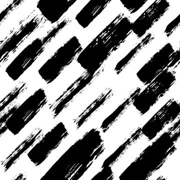Painted Pattern Irregular Brush Strokes Stock Illustration