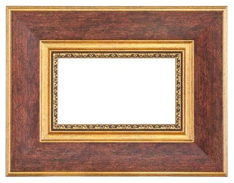 Painted picture frame Stock Photos