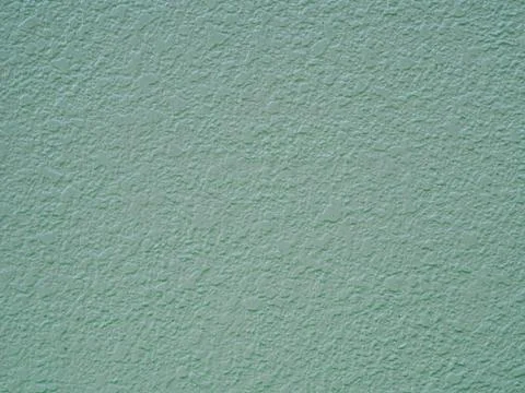 Painted plaster wall background, Teal green pastel. Stock Photos