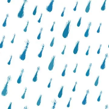 Painted Rain Pattern Stock Illustration