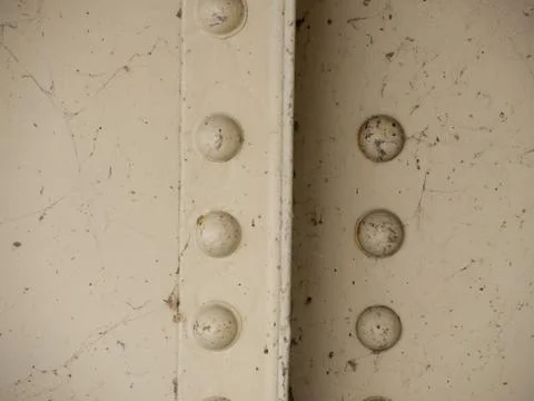 Painted rivets Stock Photos