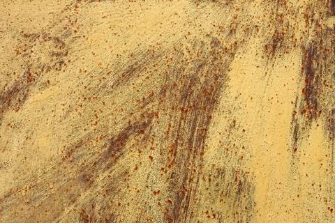 Painted rusty metal Stock Photos