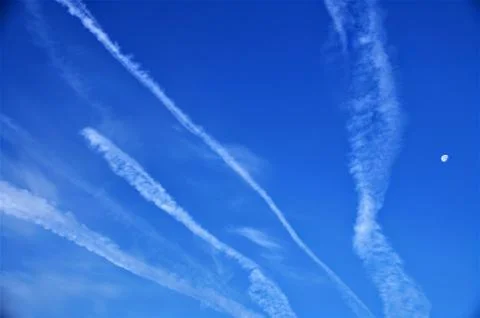 Painted sky Stock Photos