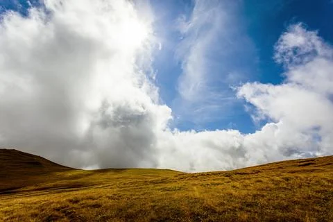 Painted skyscape Stock Photos