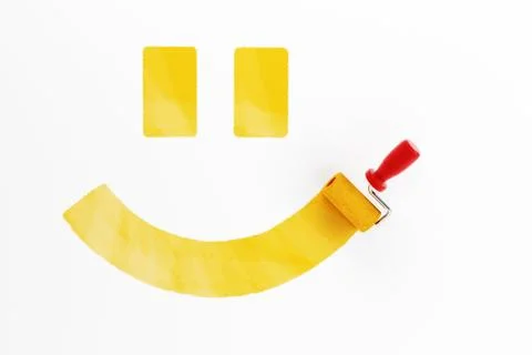 Painted smile Stock Illustration
