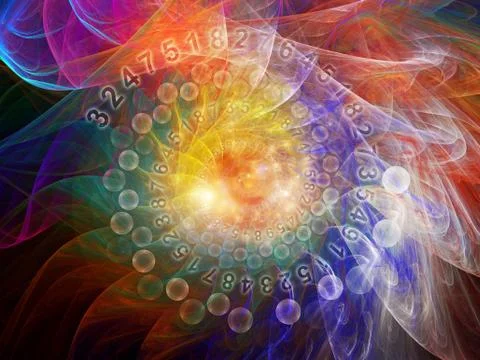 Painted Spiral 스톡 일러스트