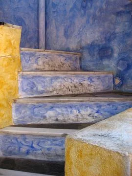 Painted Stairs Foto stock