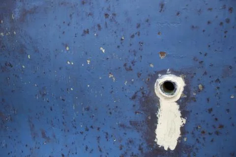 Painted surface with putty Stock Photos