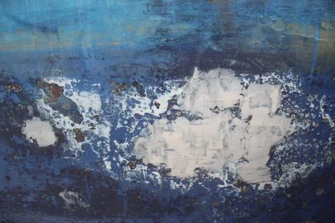 Painted surface with putty Stock Photos