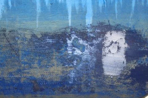 Painted surface with putty Stock Photos