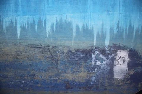 Painted surface with putty Stock Photos