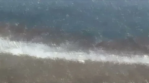 Painted Tidal Bore turns into a real Video stock 57779305